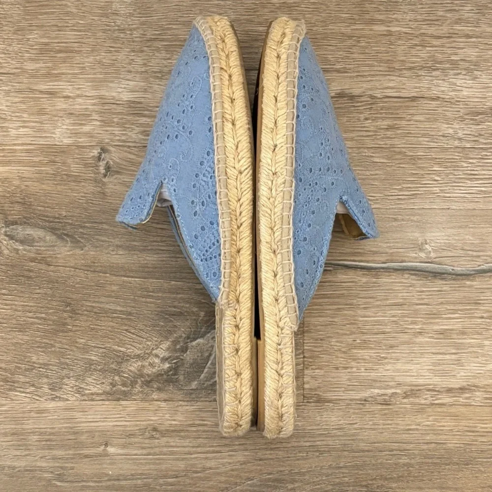 Manebi Yucatán Crochet Eyelet Espadrilles Mules